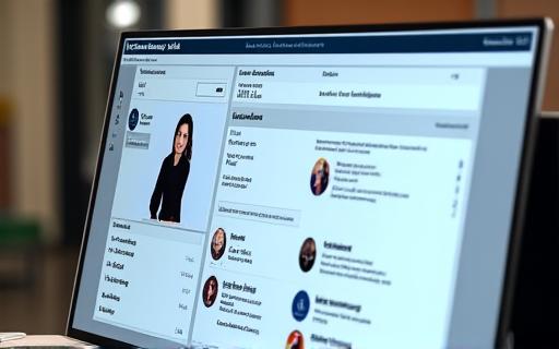 Darstellung eines Kundenprofils in einer GRM-Software