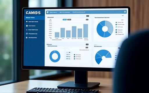 Dashboard eines Property Management Systems
